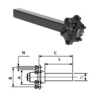 Laufachsstummel 825/975/725 kg bei 40 km/h