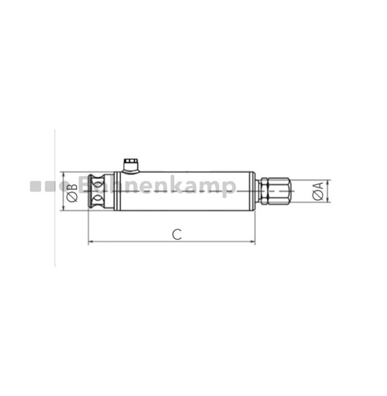 ADR-HYDRAULIKZYLINDER für Lenkachse