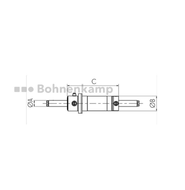 ADR-Hydraulikzylinder für Black Bull Nachlauf-