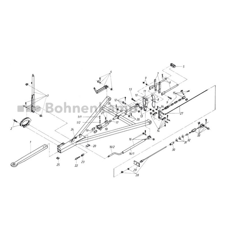 BOWDENZUGHUELLEN 1800 MM